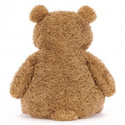 Ours en peluche de dos.