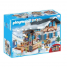 PLAYMOBIL - Chalet et Skieurs